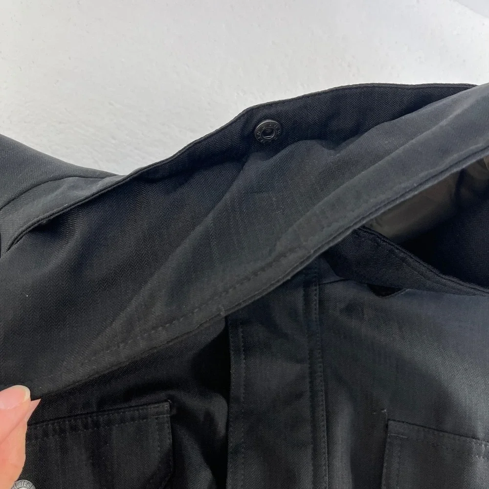 HI-TEC‎ Mens XL Black Waterproof Full Zip Jacket Utility Style Pockets